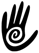 Logo of a hand